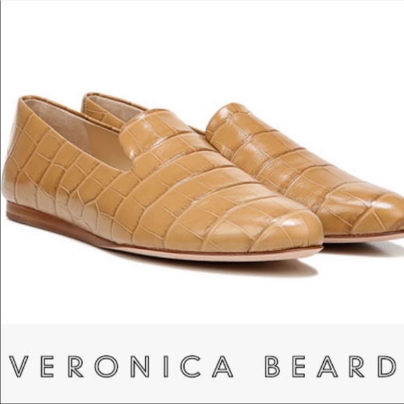 Veronica Beard | Shoes | Veronica Beard Croc Embossed Griffin Loafer Flat | Poshmark